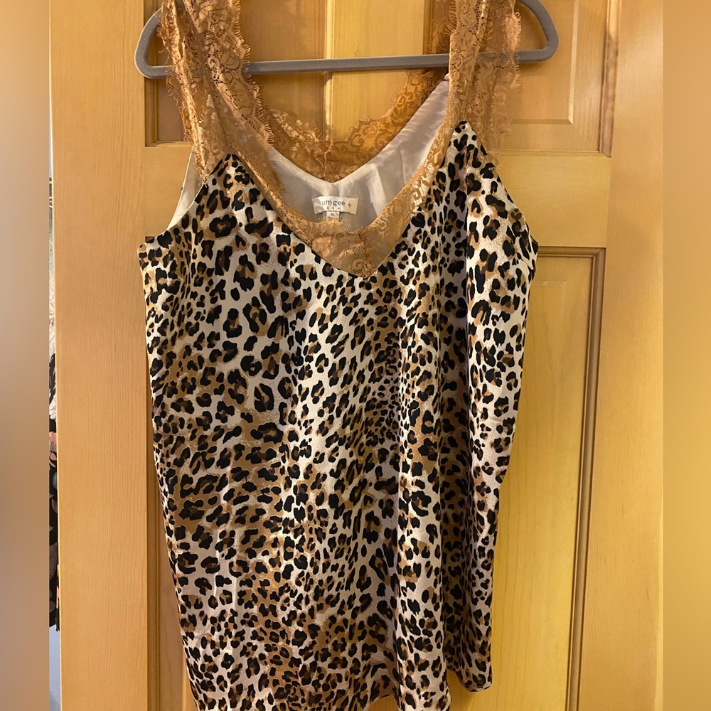Umgee animal print camisole